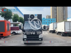 ISUZU Naked Eye 3D Billboard Mobile Outdoor LED Advertising Truck With Air Conditioner