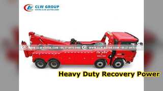 بازیابی کار سنگین Shacman X3000 Wrecker Truck