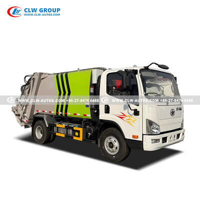 FAW J6F 6m³ Garbage Compactor Truck with Anti-Leakage Sealing for Efficient Waste Management