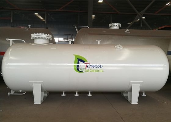 Bulk LPG Gas Storage Tank 5CBM 2.5MT 1.77MPa Design Pressure Custom Color