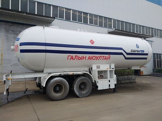 Transport Road Lpg Delivery Truck 2 Axle 45cbm 18mt 18 Tons Semi Trailer