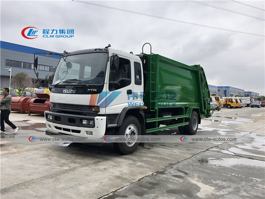 205HP ISUZU FTR 10T 12T Rubbish Compactor Truck