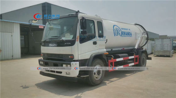 95km/h 10000 Liters ISUZU FTR Sewage Suction Truck