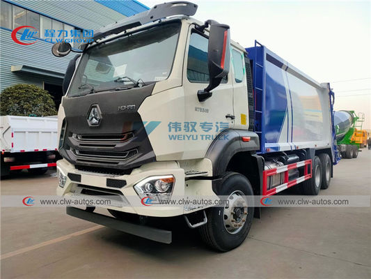 Sinotruk Hohan 340HP Garbage Compactor Truck With Euro 4 Diesel Engine