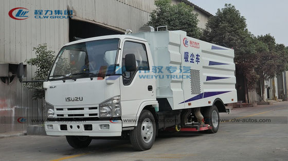 Isuzu 5cbm 4x2 Vacuum Suction Truck For Coal Mining Ash Cleaning