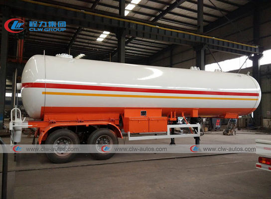 2 Axle  40.5M3 20MT  Tank Semi Trailer For LPG Transportion tanker semi trailer