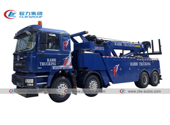 SHACMAN F3000 8x4 RHD 420HP Boom Rotator Road Recovery Rescue Tow Truck 30tons