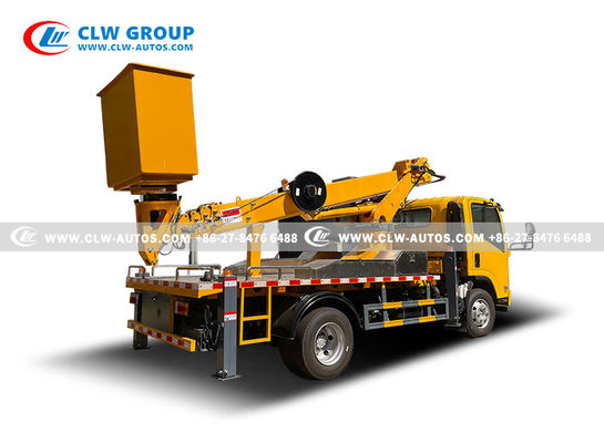 Telescopic Aerial Platform Truck 16 Meter ISUZU Brand Boom Lift Cherry Picker Truck