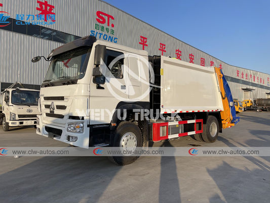Sanitation Sinotruk HOWO Garbage Compactor Truck Heavy Duty 14cbm