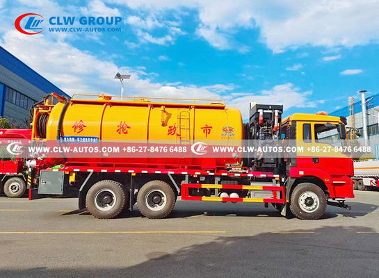 Sanitaion 18CBM Vacuum Sewer Truck Wastewater Cleaning High Pressure