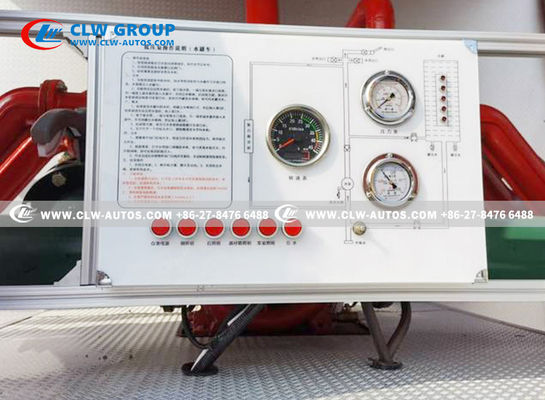 HOWO 4x4 Fire Brigade Truck With 4000 - 6000L Water Foam High Pressure Water Sprinkler