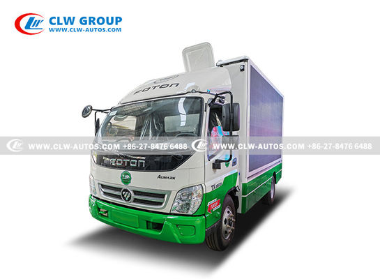 Foton Aumark Mobile Digital LED Advertising Truck Advertising Box Van