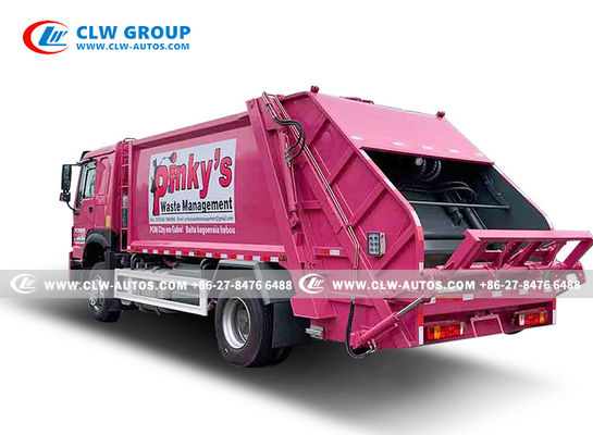Sinotruk Howo Municipal Waste Collection Garbage Compactor Truck 14 CBM 10 Tons