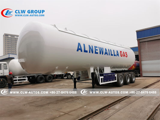54M3 SA516GR70 Tank Semi Trailer For LPG Transport