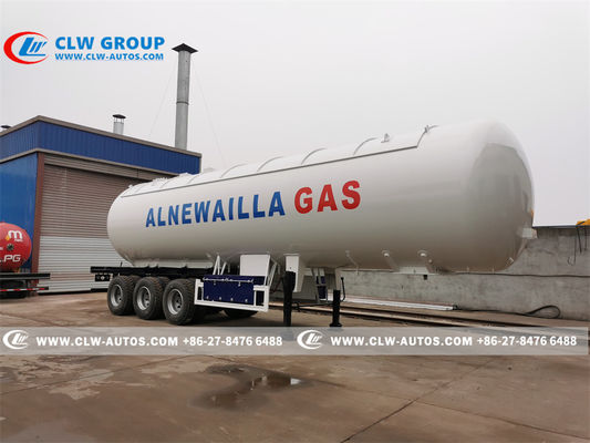 54M3 SA516GR70 Tank Semi Trailer For LPG Transport