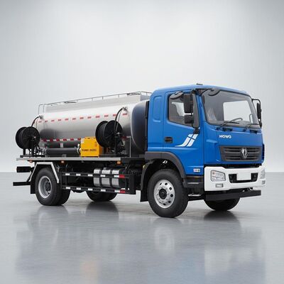 SINOTRUK HOWO CAFU 6000L Fuel Refueling Truck with Dual-Compartment Tank and YUNNEI YN4102 Diesel Engine