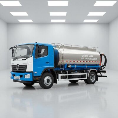 SINOTRUK HOWO CAFU 6000L Fuel Refueling Truck with Dual-Compartment Tank and YUNNEI YN4102 Diesel Engine