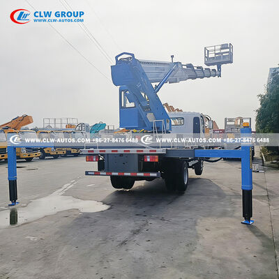 Sinotruk HOWO 28m Aerial Platform Truck with 7-Section Telescopic Boom and 360° Rotation for Elevated Work