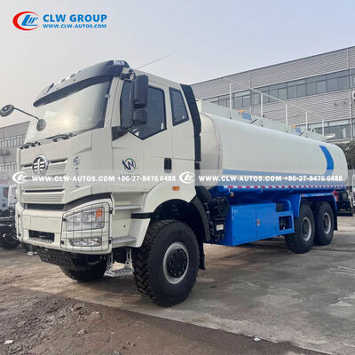 FAW J6P 6x6 390HP 25,000 Liter Fuel Delivery Truck with All-Wheel Drive for Off-Road Fuel Transport