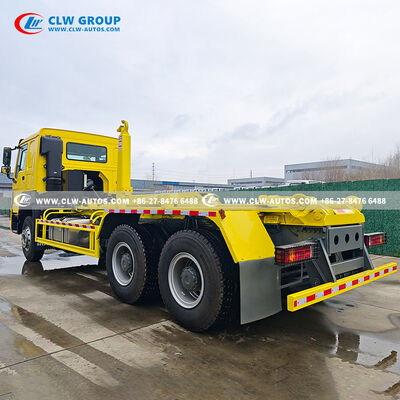 HOWO Heavy-Duty Hook Lift Garbage Truck with Powerful Hydraulic System, Sturdy Build, and Smart Safety Features
