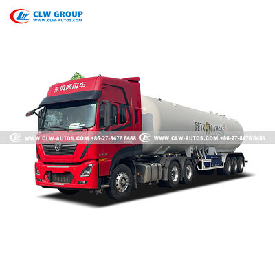 25 Ton Capacity LPG Tank Trailer with Q345R Steel Construction and Tri-Axle Heavy-Duty Chassis