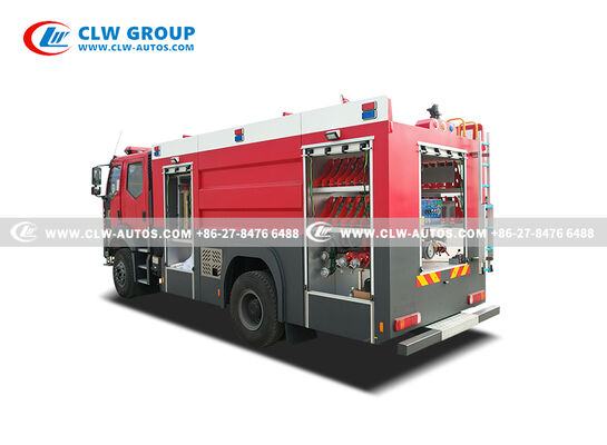 FAW J6L Fire Fighting Truck with 5000L Water Tank 2000L Foam Tank and 40-60 L/s Fire Pump for Professional Fire Brigade Operations