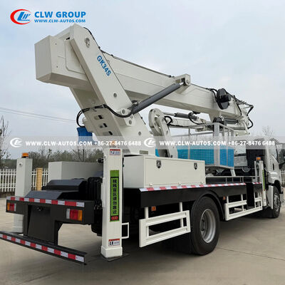 ISUZU GIGA 34-Meter Aerial Work Truck with Dielectrically Insulated Bucket and 360-Degree Continuous Rotation