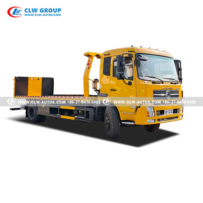 Dongfeng Tianlong 4×2 8-10 Ton Wrecker Truck with One-to-Two Towing and Hydraulic Winch
