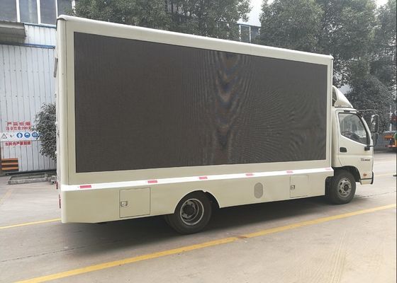 Full Color SMD Screen Mobile Led Display Truck , Scrolling Mobile Advertising Truck