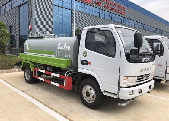 4X2 95HP 4000 Liter Dongfeng Light Truck Stainless Steel Water Bowser Tanker Truck
