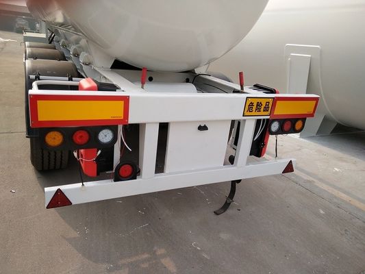 LPG Tanker Tri Axle Semi Trailer 49.6CBM 20MT For Liquid Petroleum Gas Transportation