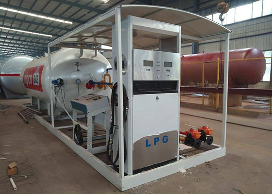 Large Capacity Mobile Lpg Filling Station , 10 Tons Bulk Propane Storage Tanks