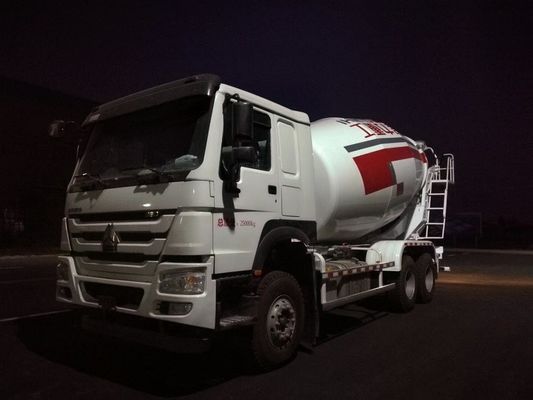9 Cubic Meters Ready Mix Concrete Mixer Trucks , Concrete Mixing Transport Trucks