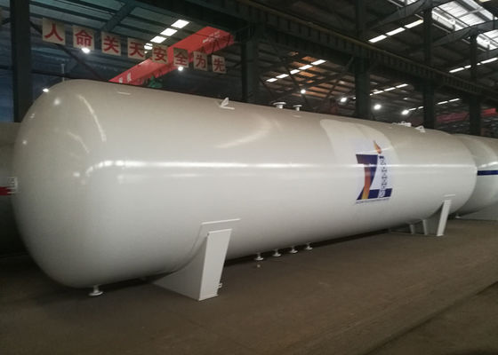 Large Lpg Bulk Storage Tank , 30 Tons 65CBM Liquid Propane Gas Tank  For Gas Filling Plant