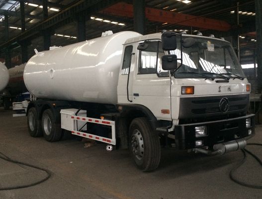 20000 Liter 10 Ton LPG Gas Tanker Truck Rigid Bobtail Truck With Rochester Level Gauge LC Flowmeter