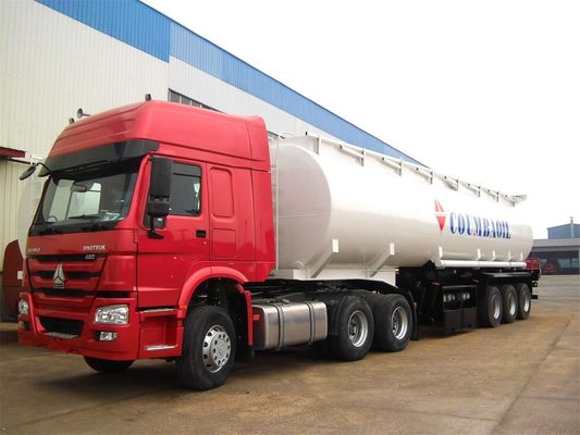Fuel Haulage Fuel Delivery Truck Oil Tank Semi Trailer With Vapor Recovery