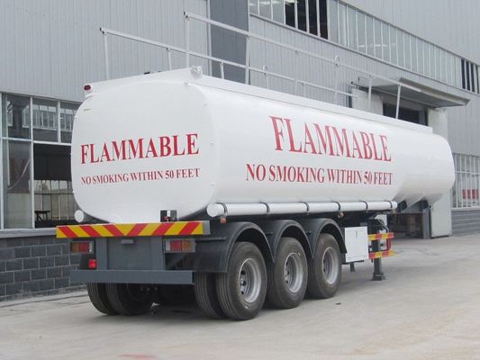 50 Ton 60,000 Liter Fuel Delivery Truck Semi Trailer For Large Bulk Petrol Diesel Delivery