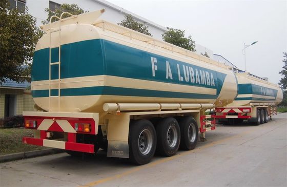 50 Ton 60,000 Liter Fuel Delivery Truck Semi Trailer For Large Bulk Petrol Diesel Delivery