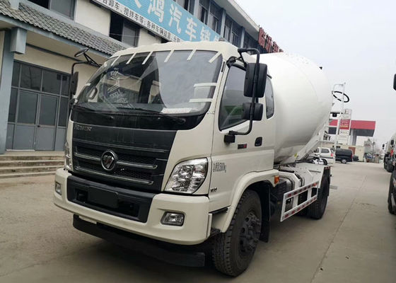 4CBM Ready Mix Concrete Mixer Trucks 4000 Liters , 4X2 Mini FORLAND Self Mixing Concrete Truck