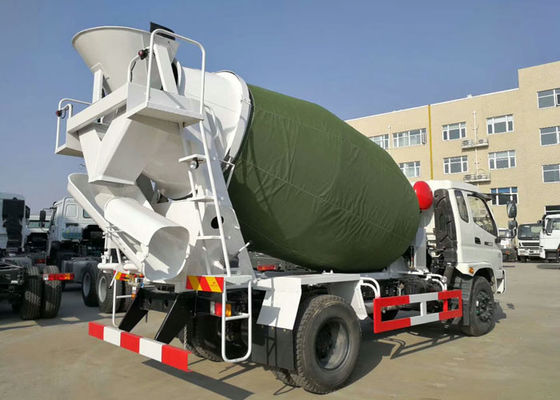 4CBM Ready Mix Concrete Mixer Trucks 4000 Liters , 4X2 Mini FORLAND Self Mixing Concrete Truck