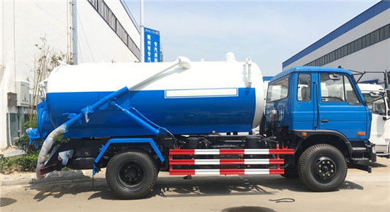 10 Ton Sewage Collection Truck Dongfeng 10cbm Vacuum Sewage Sucking Truck