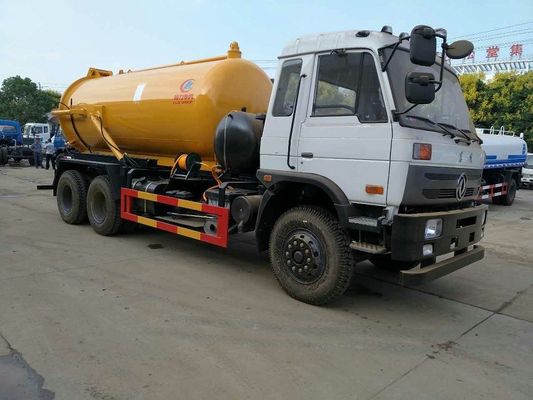 Septic Vacuum Suction Truck 210hp 10 Wheel 16cbm With Hydraulic Control System