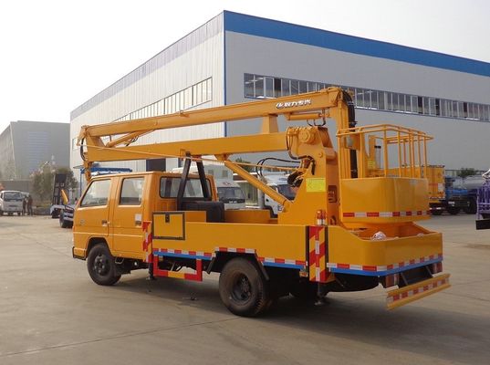 High Altitude Operation Aerial Truck Equipment , JMC 14 Meters Elevating Platform Truck
