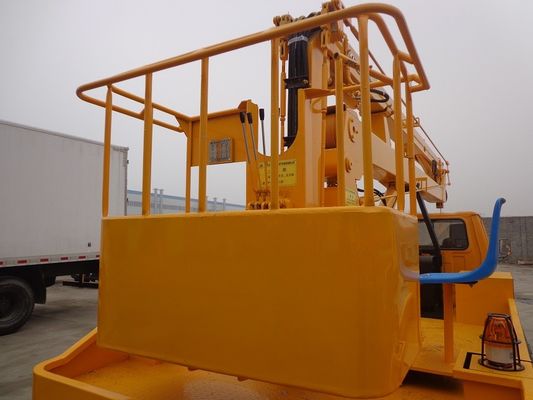 JMC 4 X 2 Aerial Lift Truck , 16 Meters High Aerial Work Platform Truck