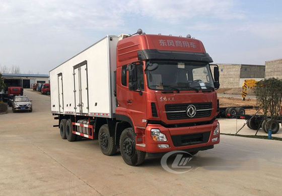 Dongfeng Commercial Refrigerated Box Truck 12 Wheel 245hp 20 Ton -18 ℃  Degree