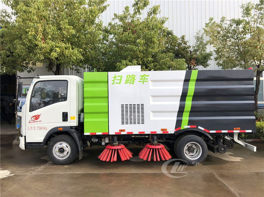 City Cleaning Machine Road Sweeper Truck Howo 4 X 2 115HP 5CBM Vacuum Type