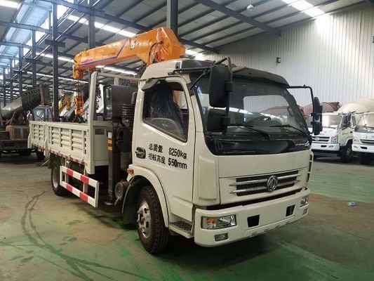 Straight Arm Truck Mounted Mobile Crane , Heavy Duty Telescoping Boom Crane