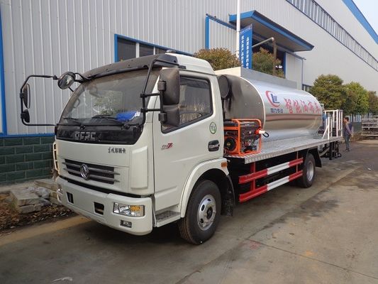 Emulsified Asphalt Sprayer Chemical Tank Trailer 6 Ton 120hp Automatic Control