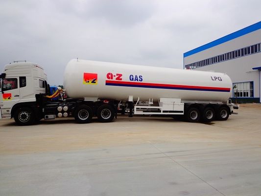 25 Tons LPG Gas Tanker Truck Trailer 25MT With Dongfeng Tractor Head