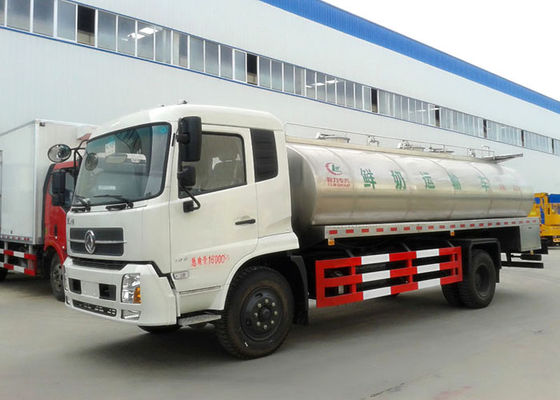 Dongfeng 10CBM Fresh Milk Tank Truck , 10 Ton 4000 Gallon Water Truck